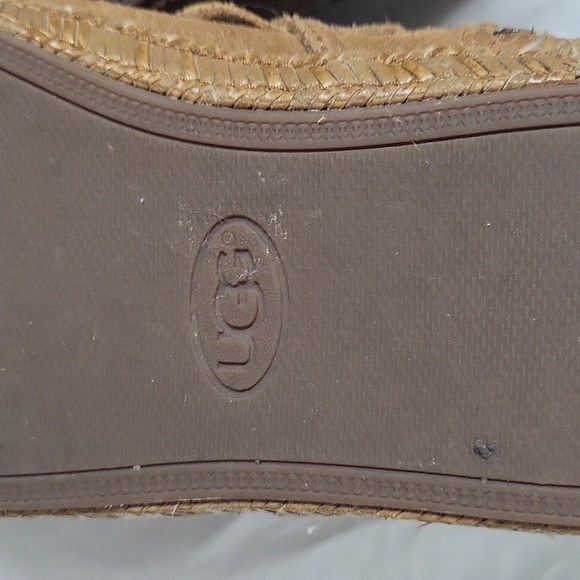 UGG suede booties 7 EUC zip side Cowgirl - Picture 3 of 6